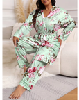 Comfy 3-Piece Pajama Set – Robe, Camisole & Long Pants