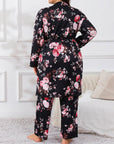 Comfy 3-Piece Pajama Set – Robe, Camisole & Long Pants