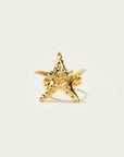 Gold Starfish Ring