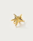 Gold Starfish Ring