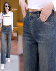 Women’s Versatile Loose Fit Straight Jeans