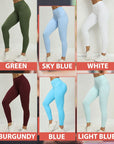 Mujer V Espalda Melocotón Glúteos Fitness Yoga Leggings