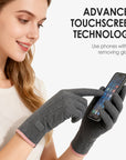Windproof Warm Gloves with Touchscreen & Anti-Slip Grip