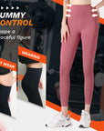 High Waisted Tummy Control Shaping Training Leggings