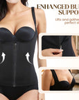 Women's Body Shaper Vest with Zipper & Hooks