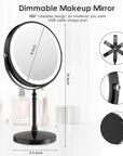 Rechargeable 10x Magnifying Makeup Mirror
