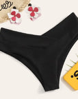 Women's Solid Color Bikini Swim Pants