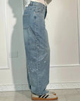 Balloon Carpenter Shine Denim Jeans