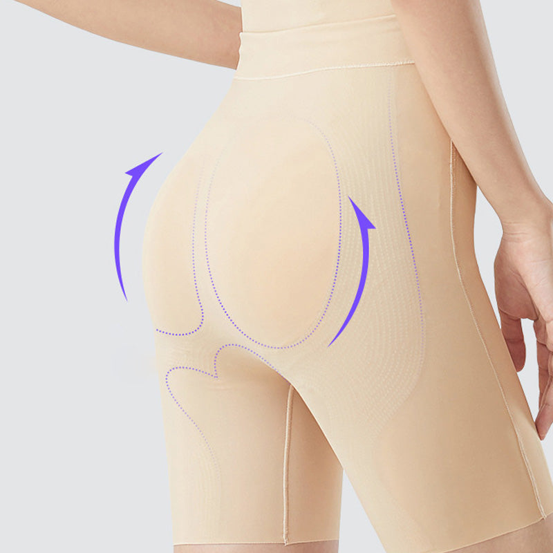 Seamless tummy control butt lifter body shaper