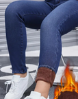 Women's High-Stretch Plush-Lined Skinny Jeans