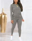 Women's 2-Piece Long Sleeve Tracksuit Set