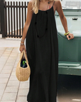 Women's Casual Backless Spaghetti Strap Maxi Dress